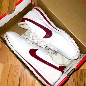 Burgundy Nike Cortez